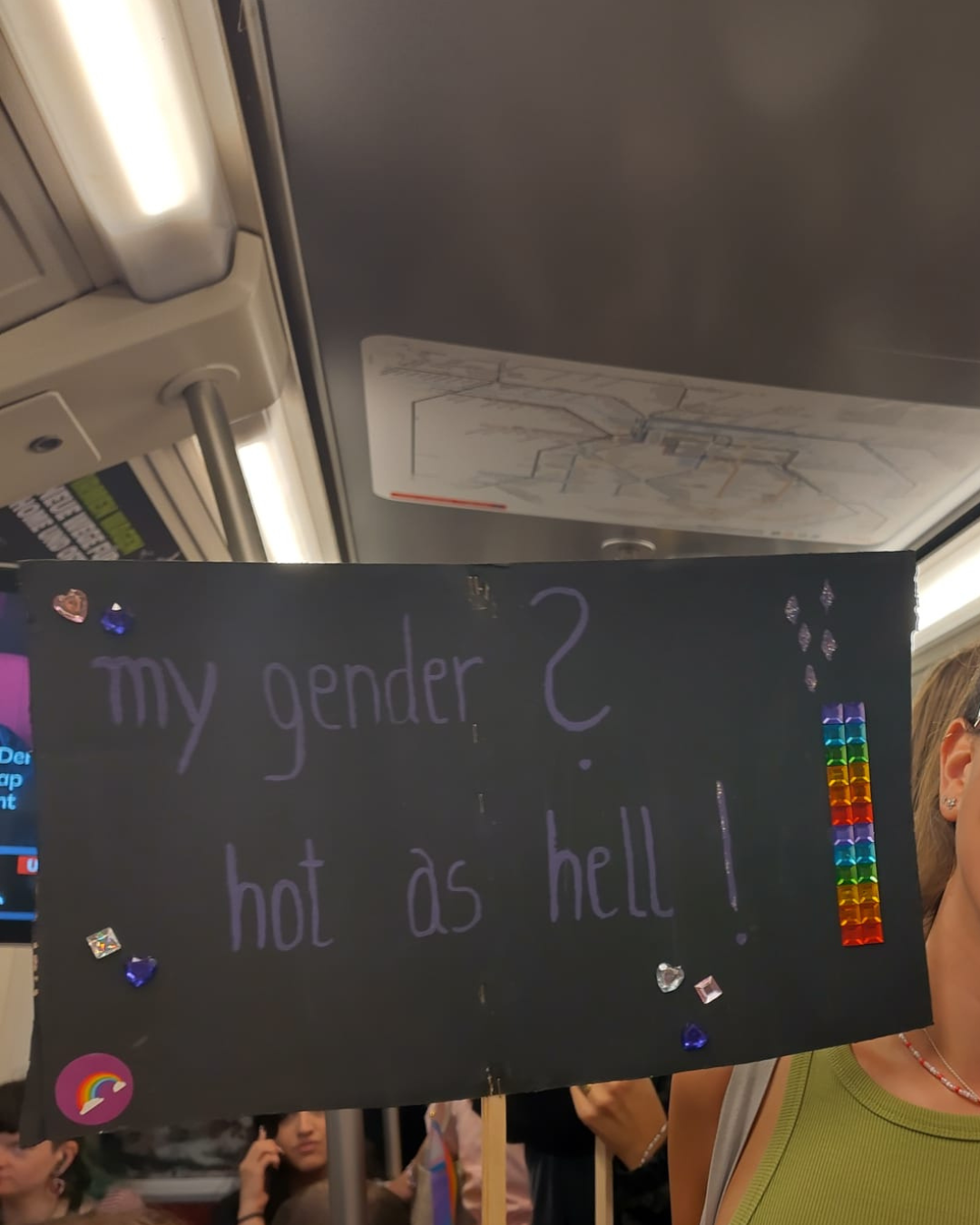 "My gender? Hot as hell!"